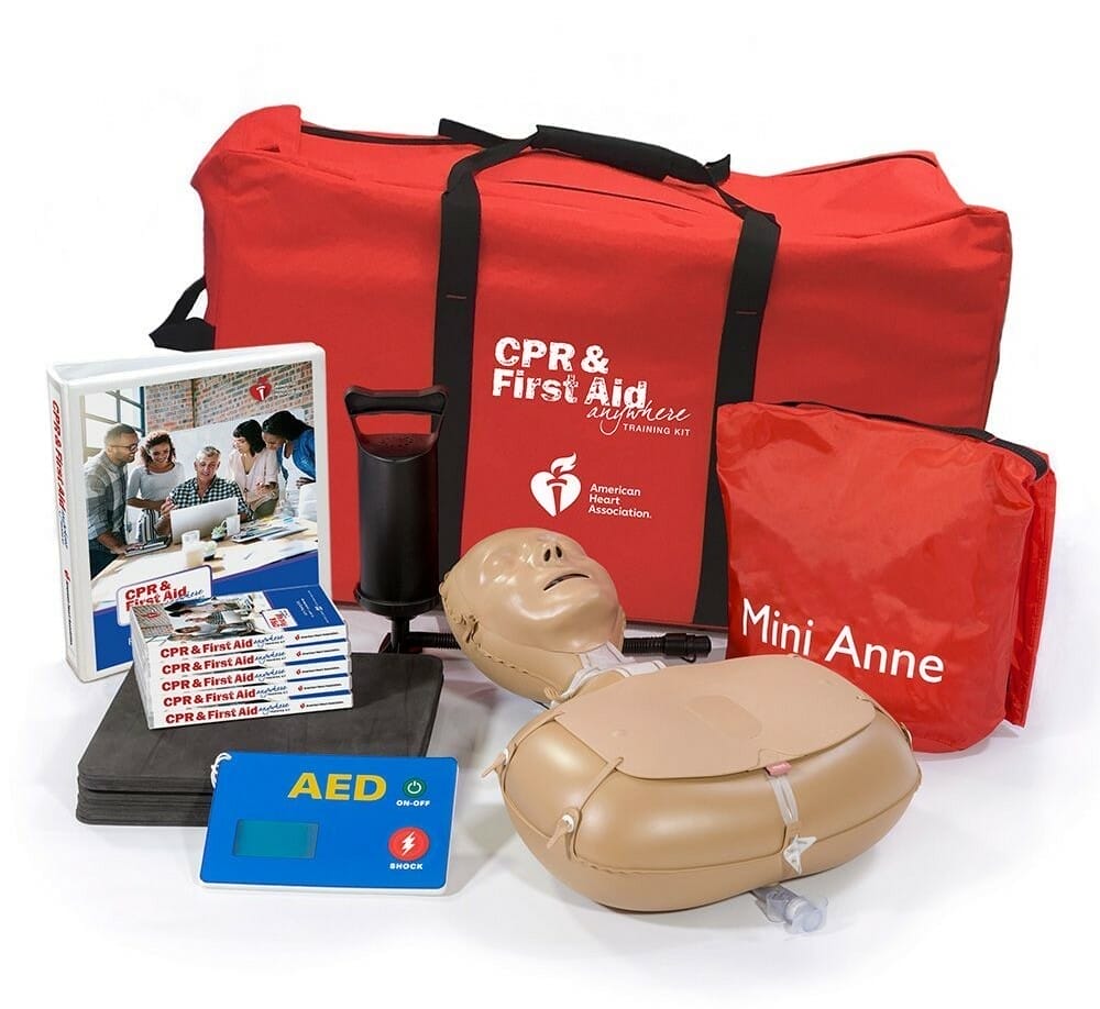 2015 AHA CPR & First Aid Anywhere Training Kit - Shop Vitali