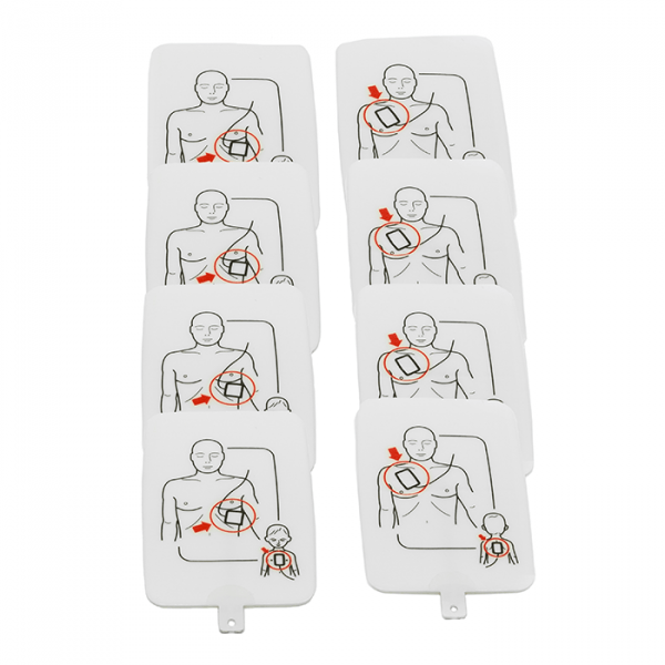 AED UltraTrainer Adult/Child Replacement Training Pad Set 4 Pack