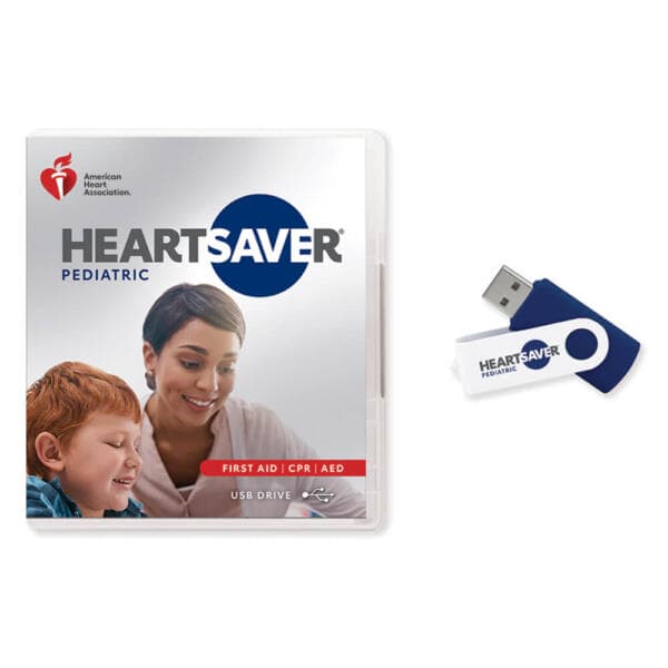 AHA Heartsaver® Pediatric First Aid CPR AED Course Videos on USB Drive