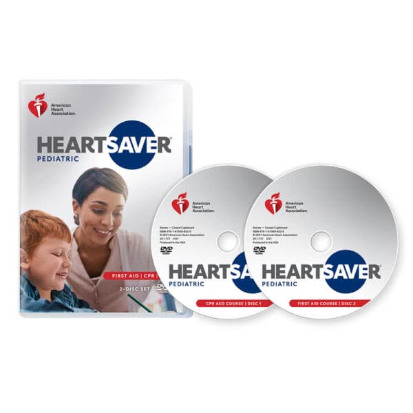 AHA Heartsaver® Pediatric First Aid CPR AED DVD Set