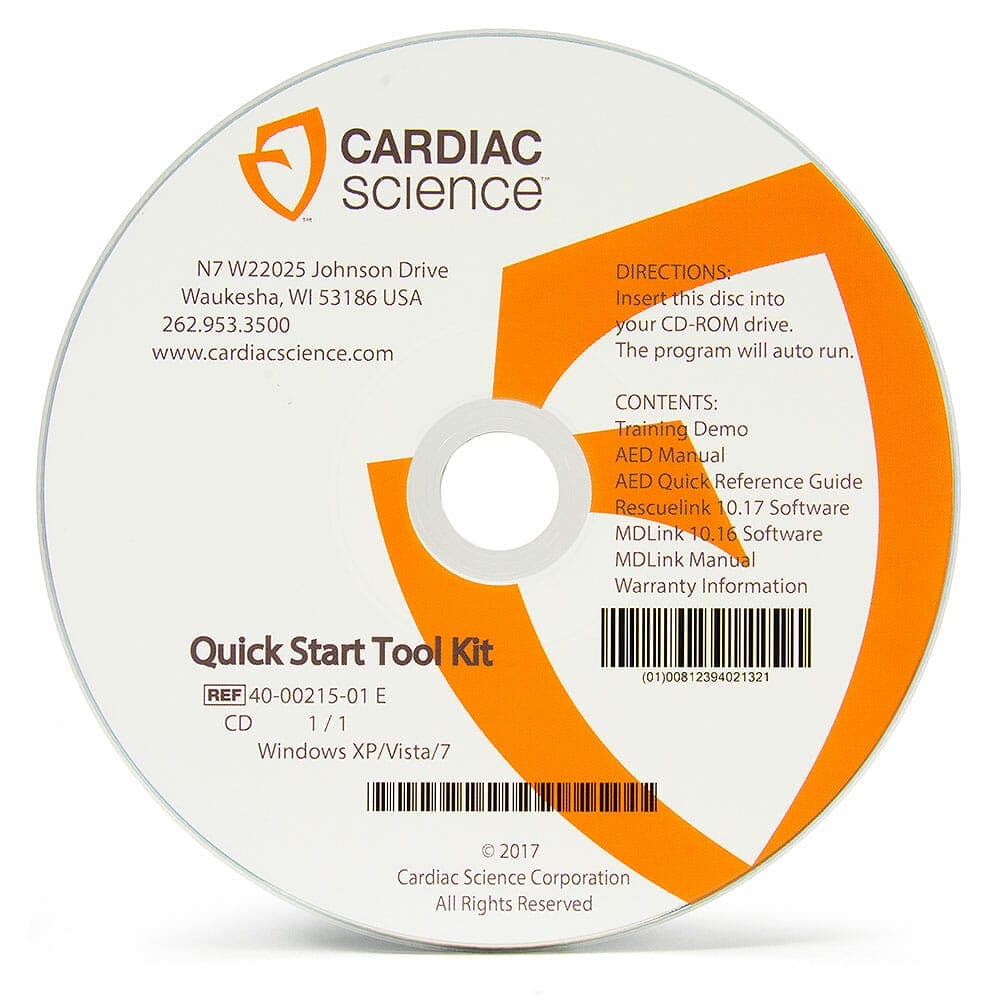 Cardiac Science Powerheart G3 AED QuickStart Tool Kit