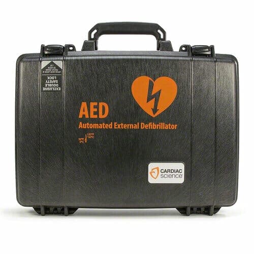 Cardiac Science Powerheart G3/G5 AED Hard Sided, Water Resistant Carry Case