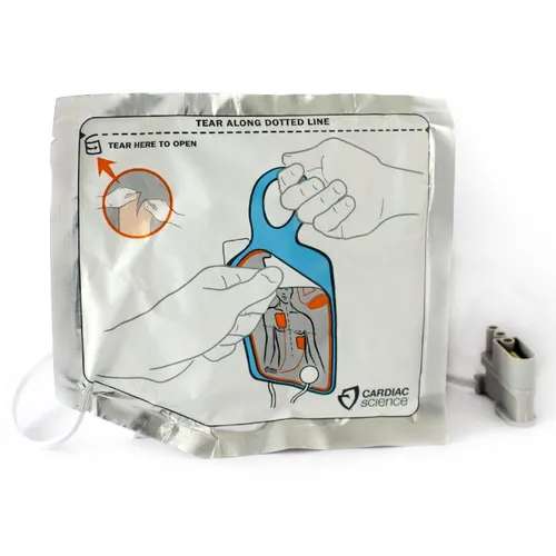 Cardiac Science Powerheart® G5 Adult Intellisense™ CPR Feedback (ICPR) Defibrillation Electrode Pads