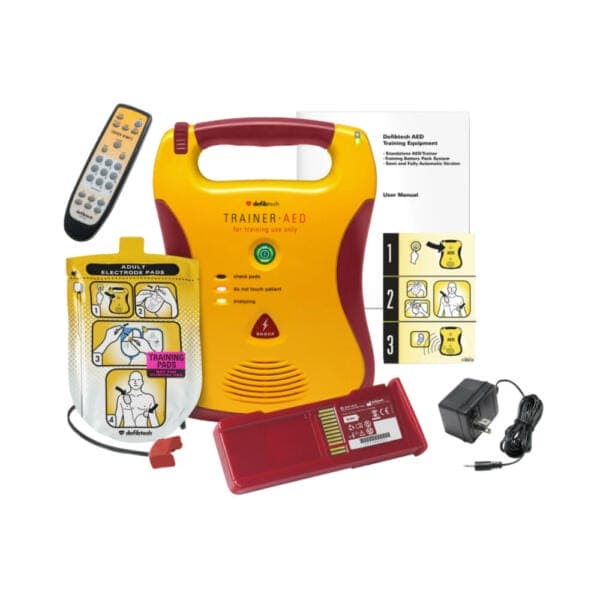 Standalone Trainer AED Package (DDU-100TR, DBP-RC2, DTR-201, DTR-400, DDP-100TR, user manual)