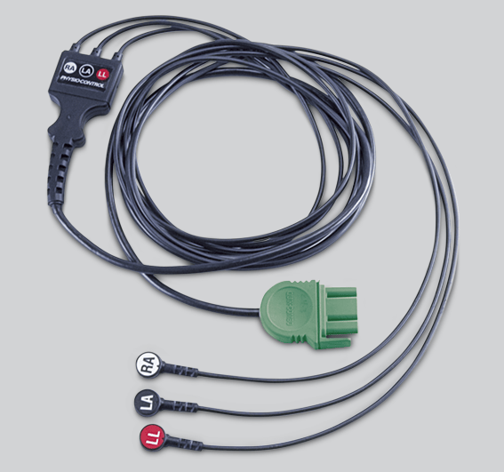 LIFEPAK 1000 ECG/EKG Monitoring Cable, 3-wire (Lead II)