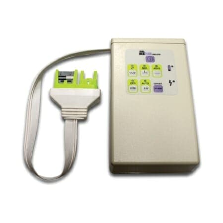 Simulator/Tester -connects to AED Plus® to demonstrate operation